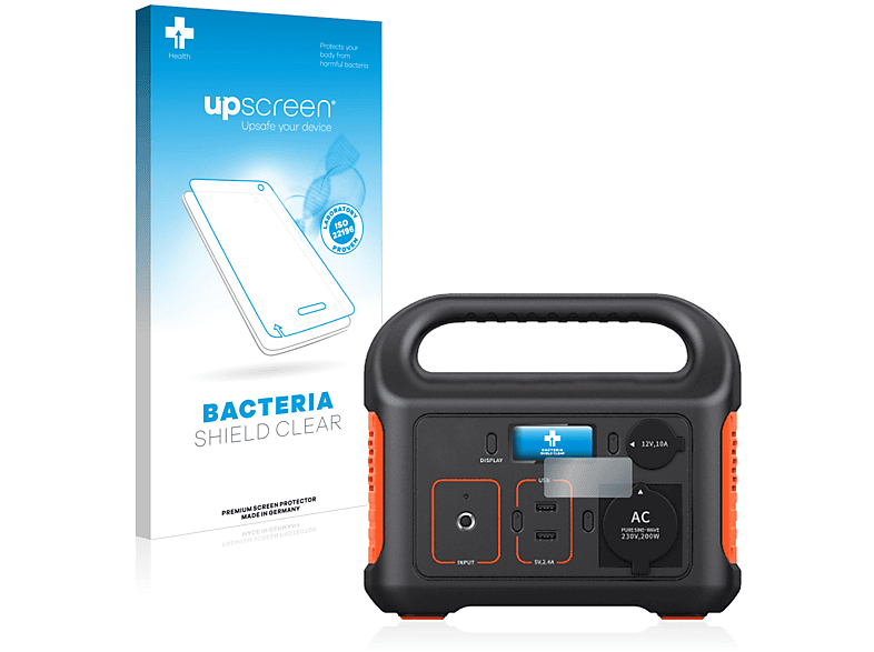 UPSCREEN antibakteriell klare Schutzfolie(für Jackery Explorer 240)