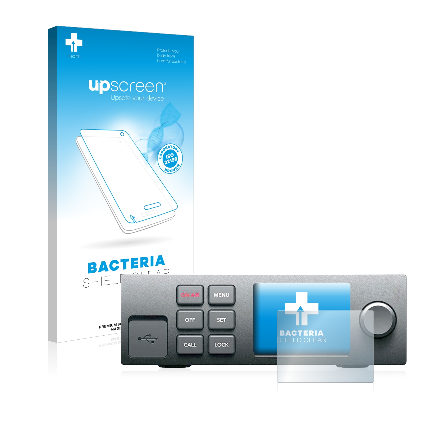 UPSCREEN antibakteriell klare Schutzfolie(für 4K) Blackmagic Web Presenter Design