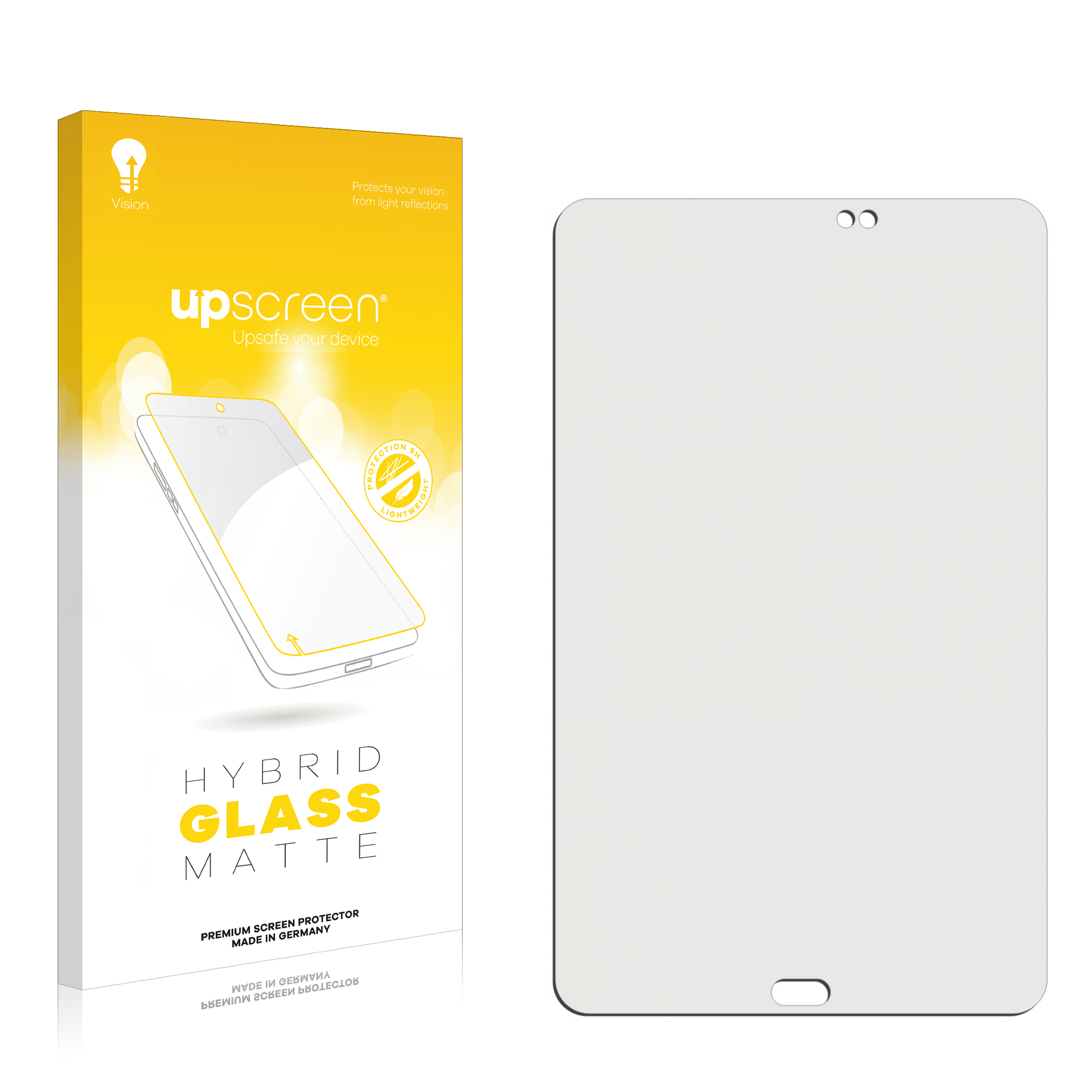 UPSCREEN matte Schutzfolie(für Samsung Galaxy A SM-T585) 10.1 Tab 2016