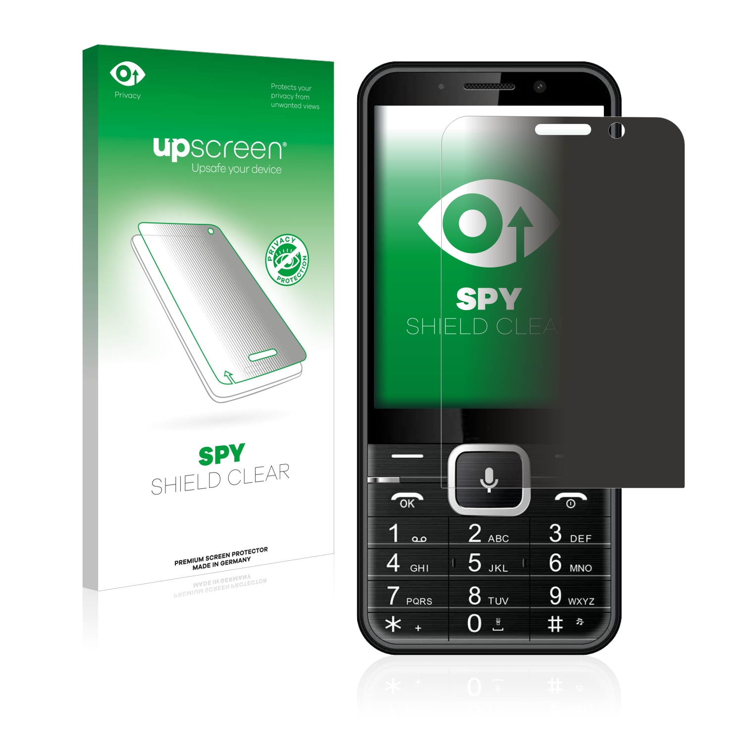 Smart) Up myPhone Schutzfolie(für UPSCREEN Anti-Spy