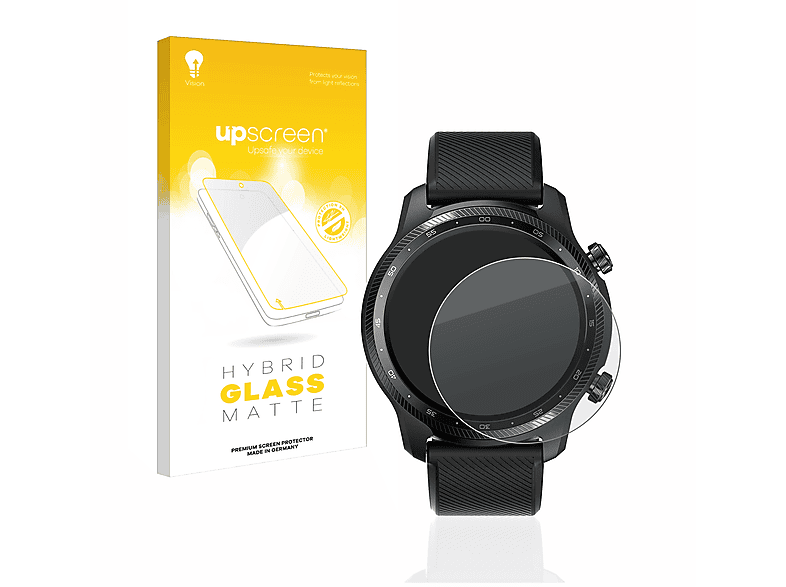 UPSCREEN matte Schutzfolie(für Mobvoi Ticwatch Pro 3 Ultra GPS) | Smartwatch Schutzfolien & Gläser