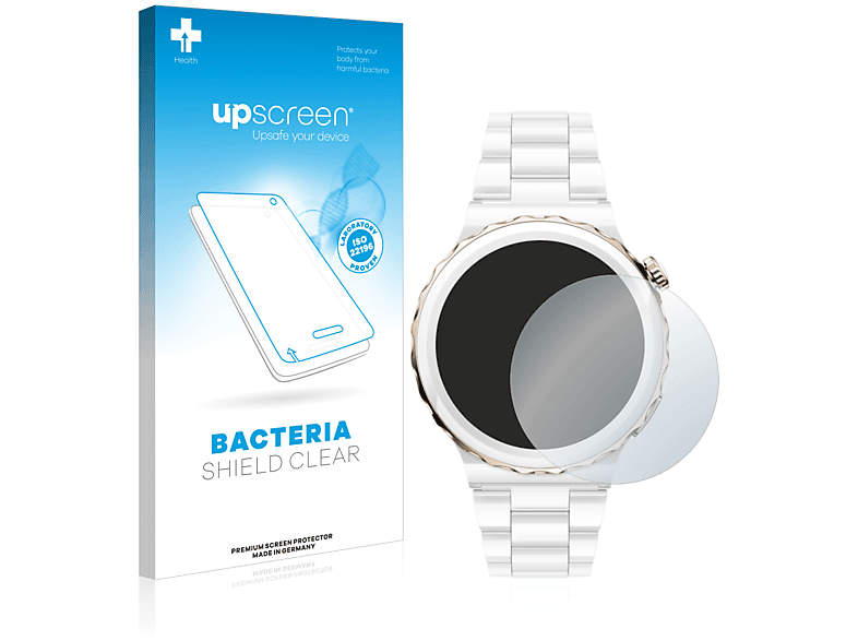 Pro UPSCREEN 3 antibakteriell klare Watch Ceramic GT Schutzfolie(für Huawei (43mm))