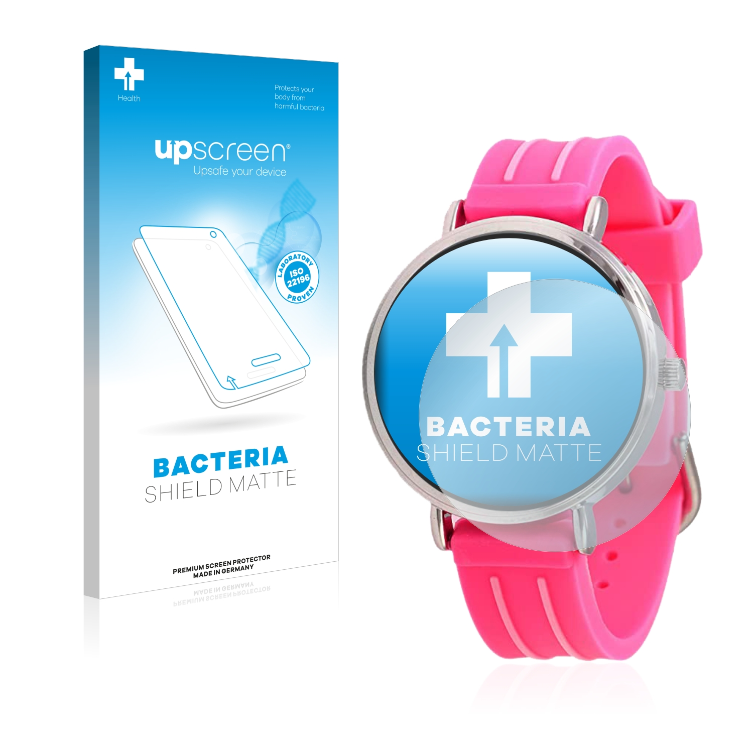 UPSCREEN antibakteriell entspiegelt Children´s Watch) Schutzfolie(für Kiddus matte Learning