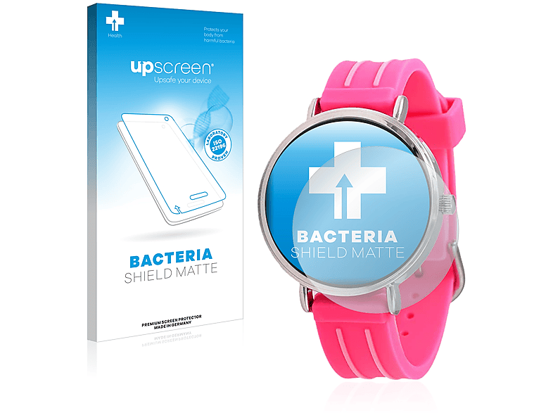 UPSCREEN antibakteriell entspiegelt matte Schutzfolie(für Kiddus Children´s Learning Watch) | Smartwatch Schutzfolien & Gläser