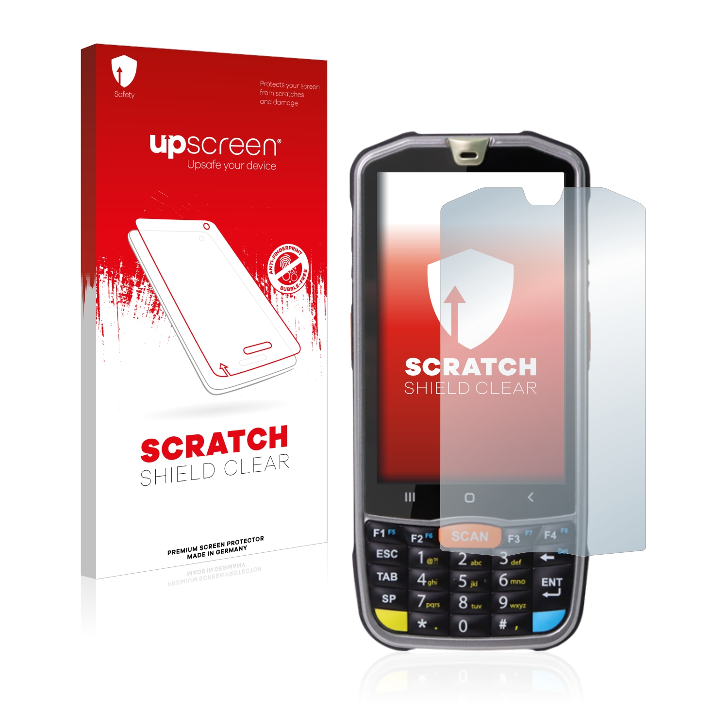 UPSCREEN Kratzschutz klare PM67) Point Schutzfolie(für Mobile