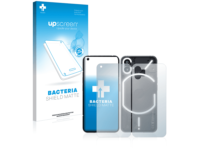 UPSCREEN antibakteriell entspiegelt matte Schutzfolie(für Nothing Phone (1))