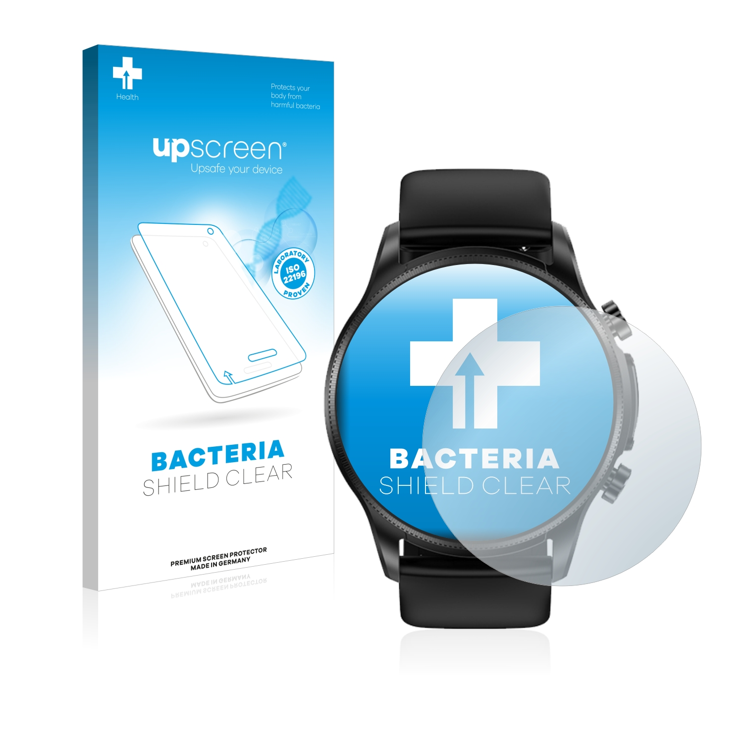 UPSCREEN antibakteriell klare Ruijie Smartwatch) Schutzfolie(für Cardiac