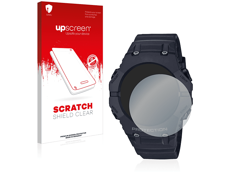 UPSCREEN Kratzschutz klare Schutzfolie(für Casio G-Shock GA-B001)
