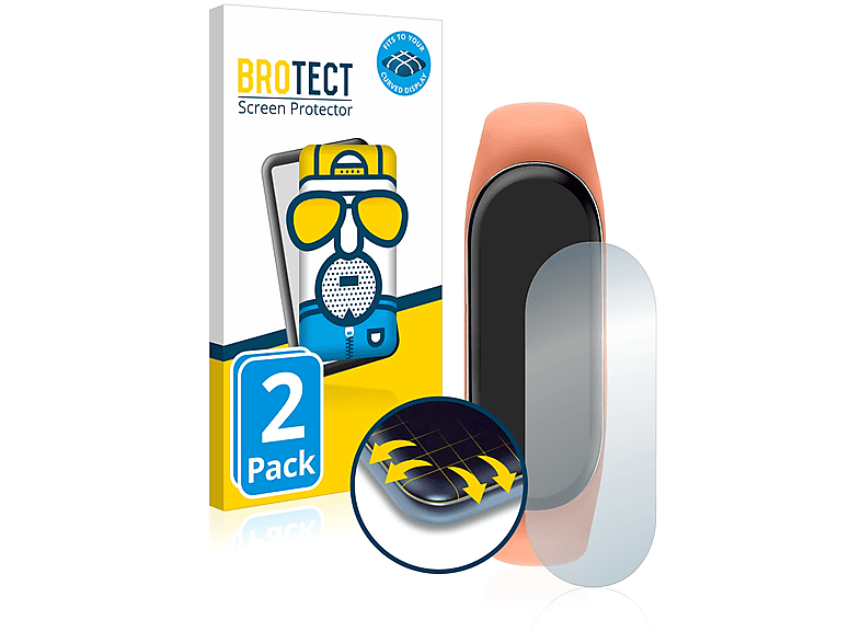 BROTECT 2x Flex matt Full-Cover 3D Curved Schutzfolie(für Tikkers TKS01-0001)
