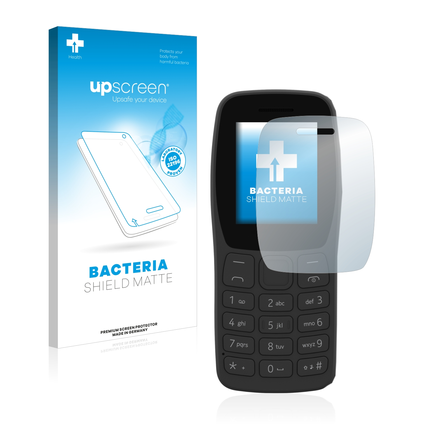 antibakteriell entspiegelt matte Schutzfolie(für 105 2022) Nokia UPSCREEN