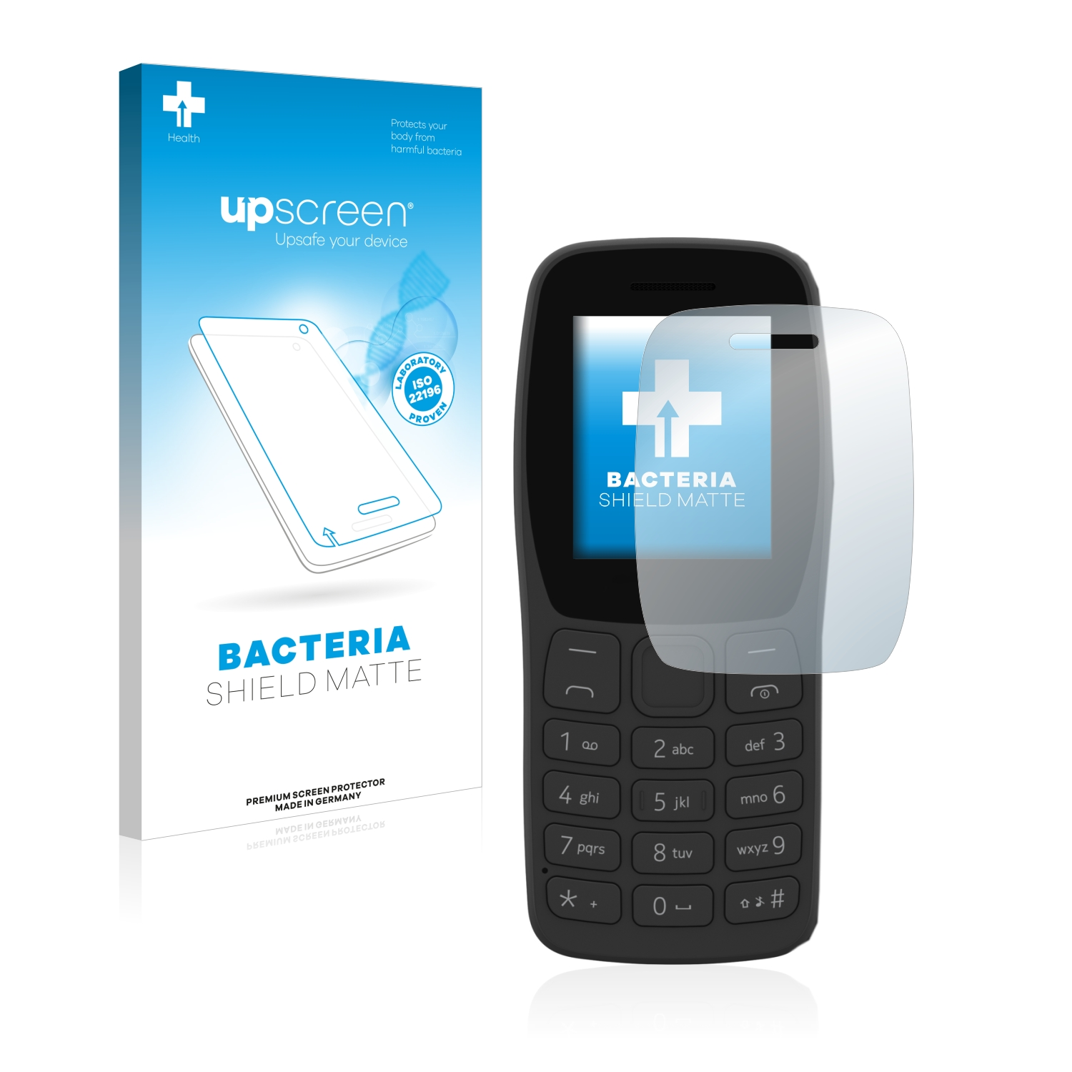 entspiegelt Schutzfolie(für 105+ antibakteriell matte 2022) Nokia UPSCREEN