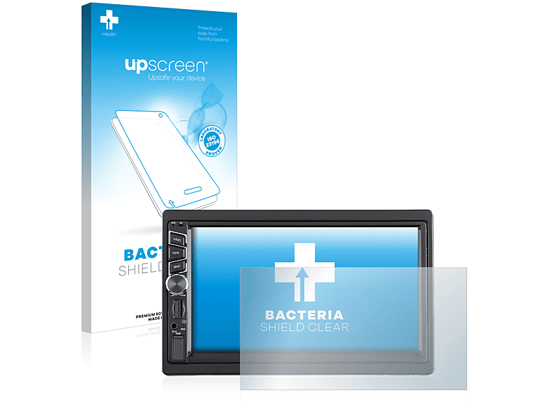 UPSCREEN antibakteriell klare Schutzfolie(für Creasono NC-7562-919)