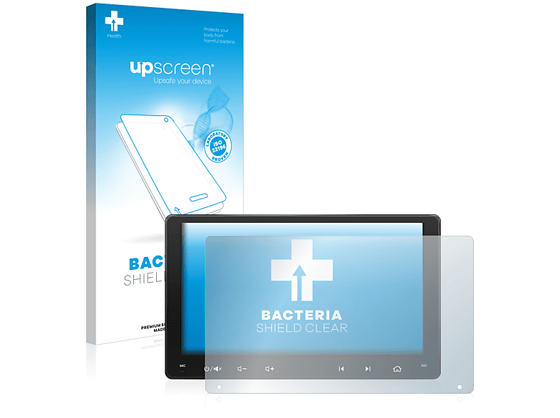 UPSCREEN antibakteriell klare Schutzfolie(für Atoto A6 PF 9 Zoll)