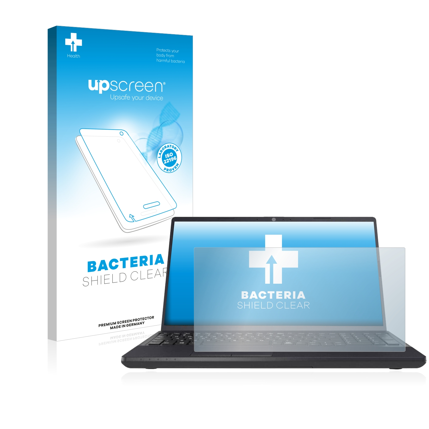 UPSCREEN antibakteriell klare Schutzfolie(für Lifebook A3511) Fujitsu