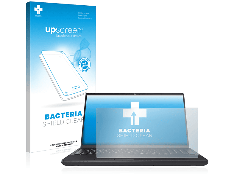 UPSCREEN antibakteriell klare Schutzfolie(für Fujitsu Lifebook A3511)