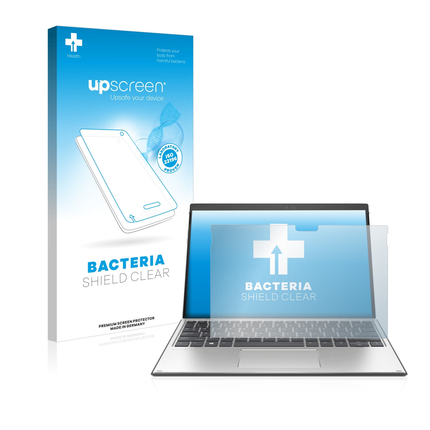 UPSCREEN antibakteriell klare Schutzfolie(für Elite G8) HP x2