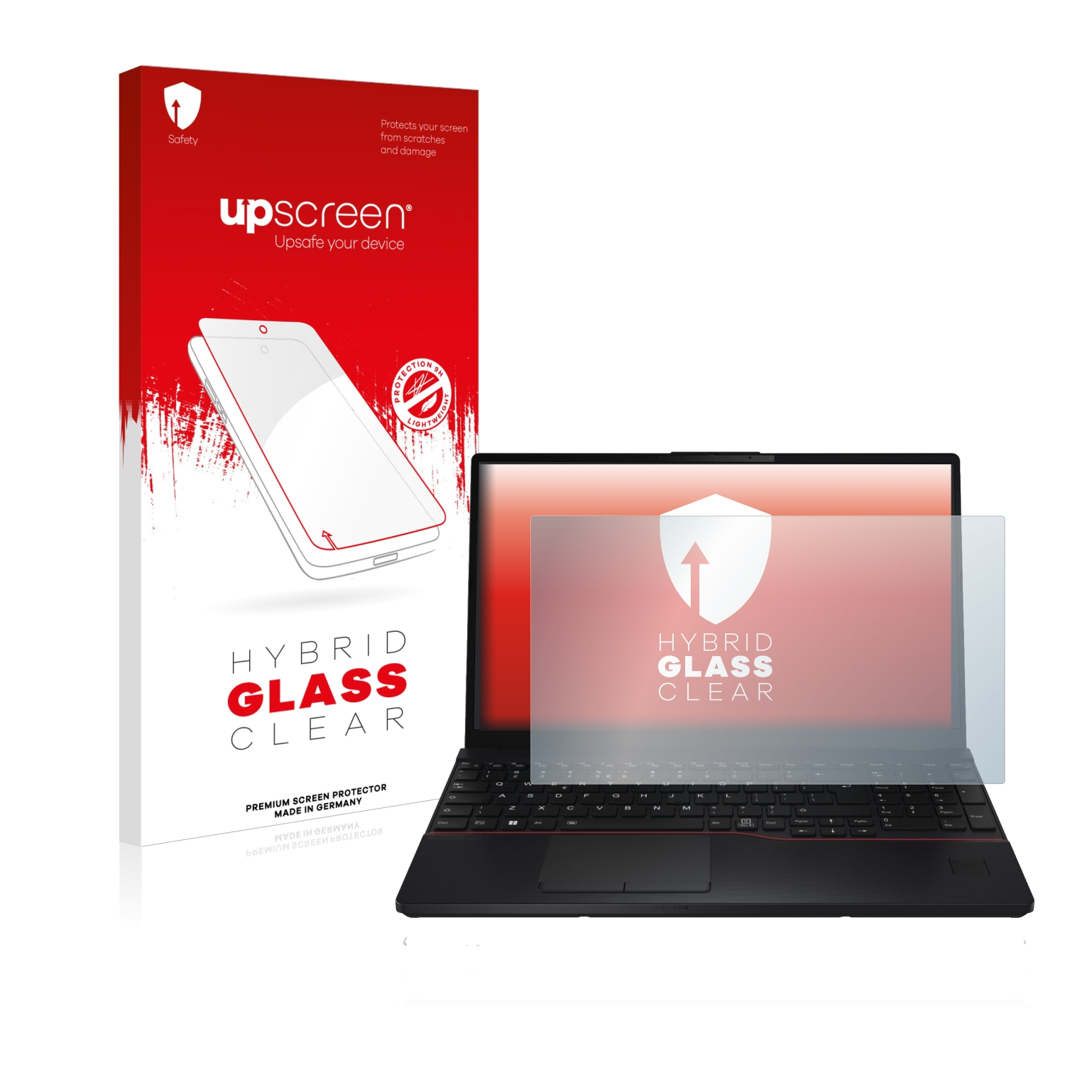 E5512) Fujitsu UPSCREEN klare Lifebook Schutzfolie(für