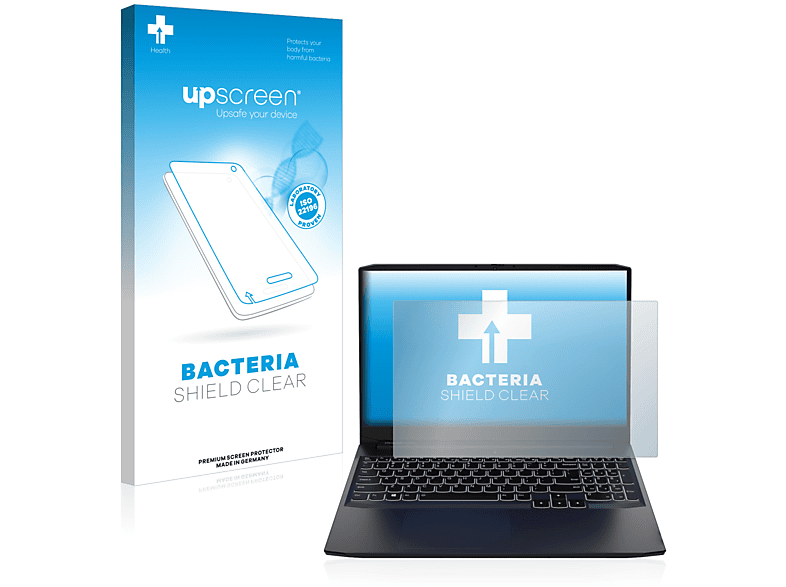 UPSCREEN antibakteriell klare Schutzfolie(für Lenovo IdeaPad Gaming 3 Gen 7 15\