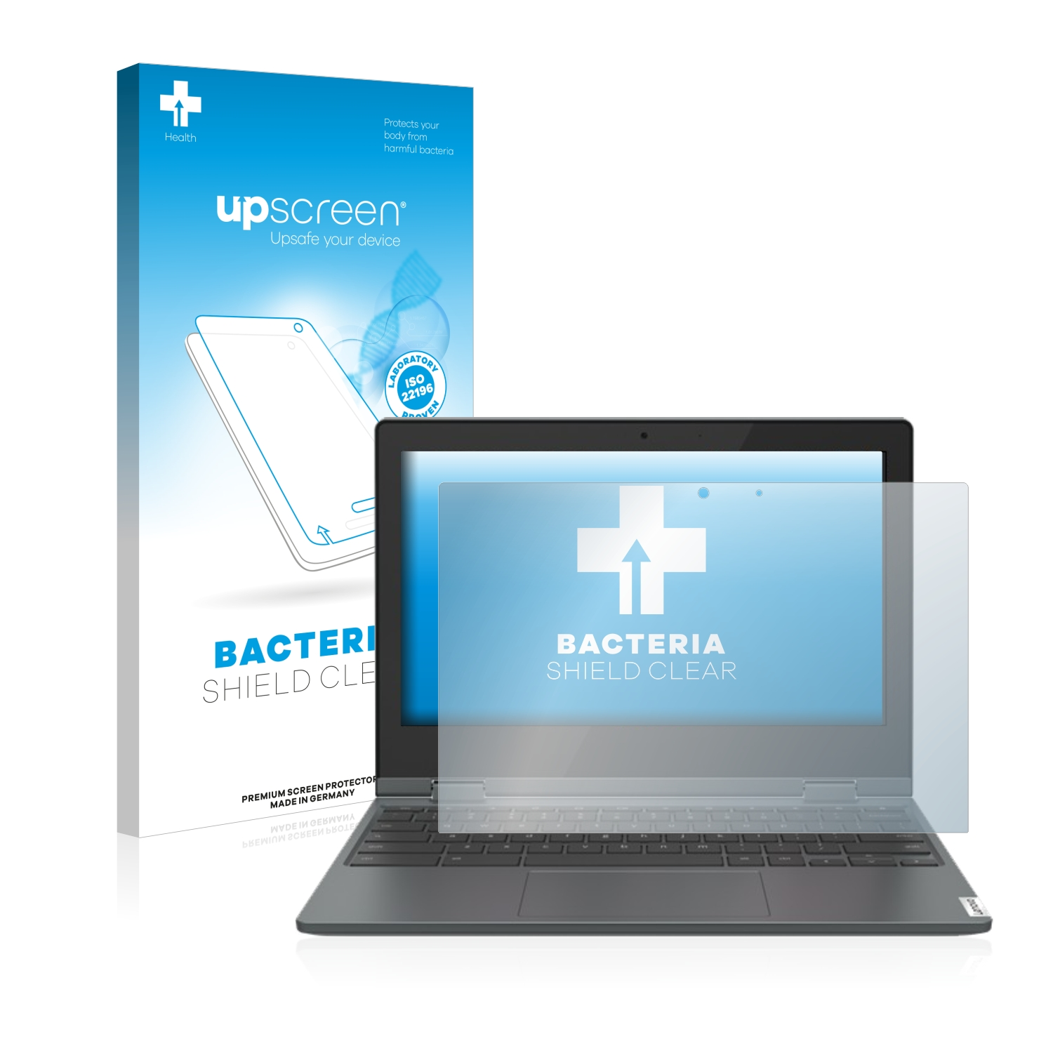 UPSCREEN antibakteriell klare 3 Chromebook IdeaPad Schutzfolie(für Flex Lenovo 11IGL05)