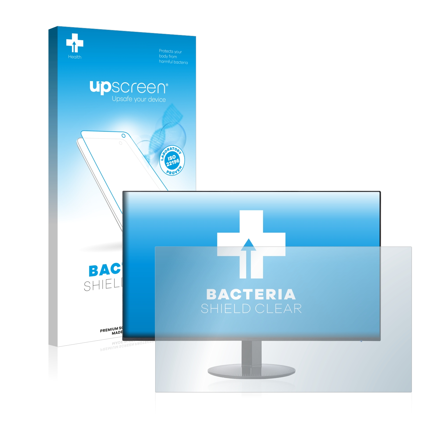 UPSCREEN antibakteriell klare Schutzfolie(für Acer SB241Y)