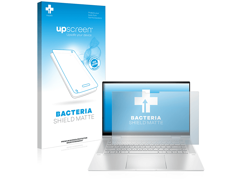 UPSCREEN antibakteriell entspiegelt matte Schutzfolie(für HP Envy x360 15-ew0777ng)