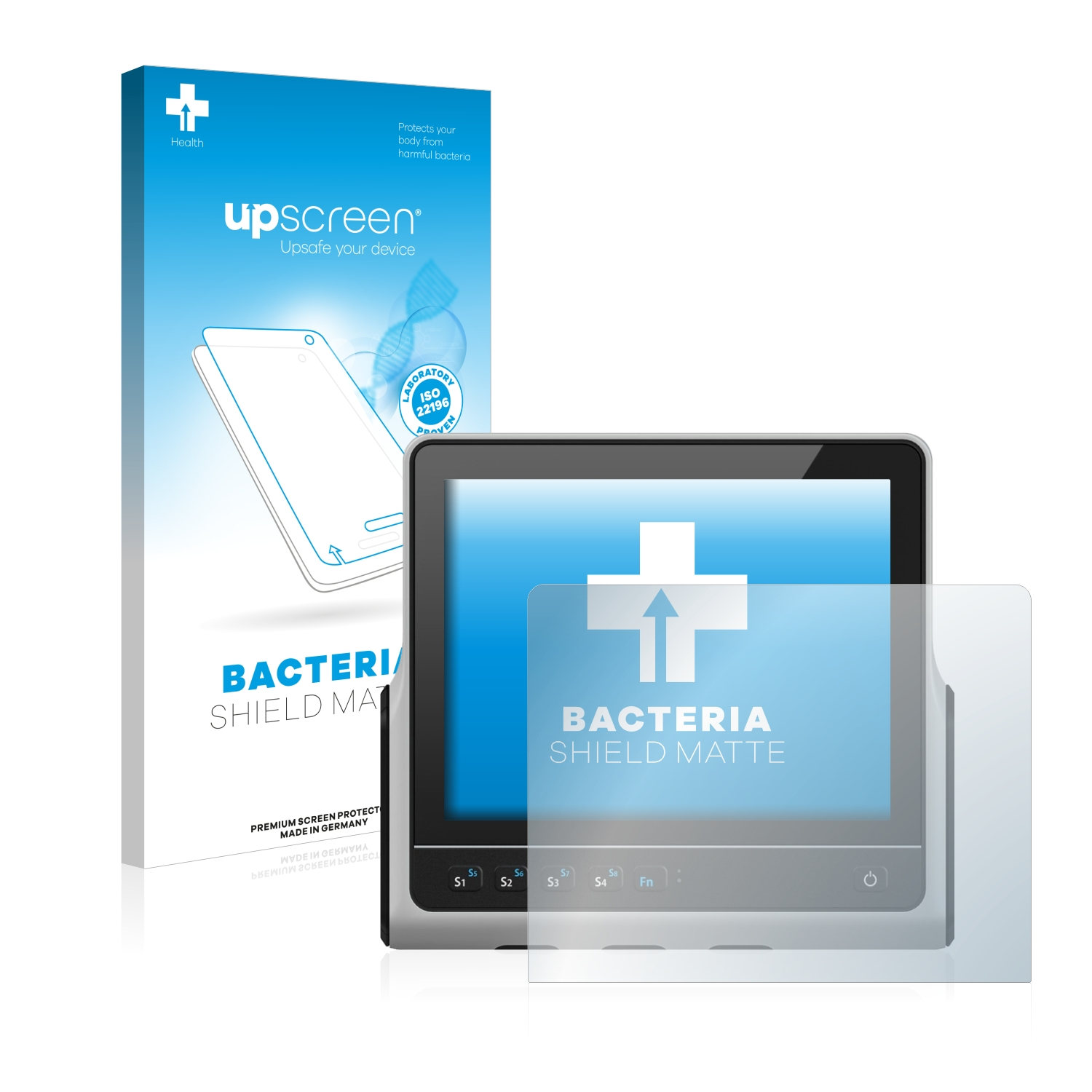 UPSCREEN antibakteriell matte entspiegelt VMT9010) Schutzfolie(für ads-tec