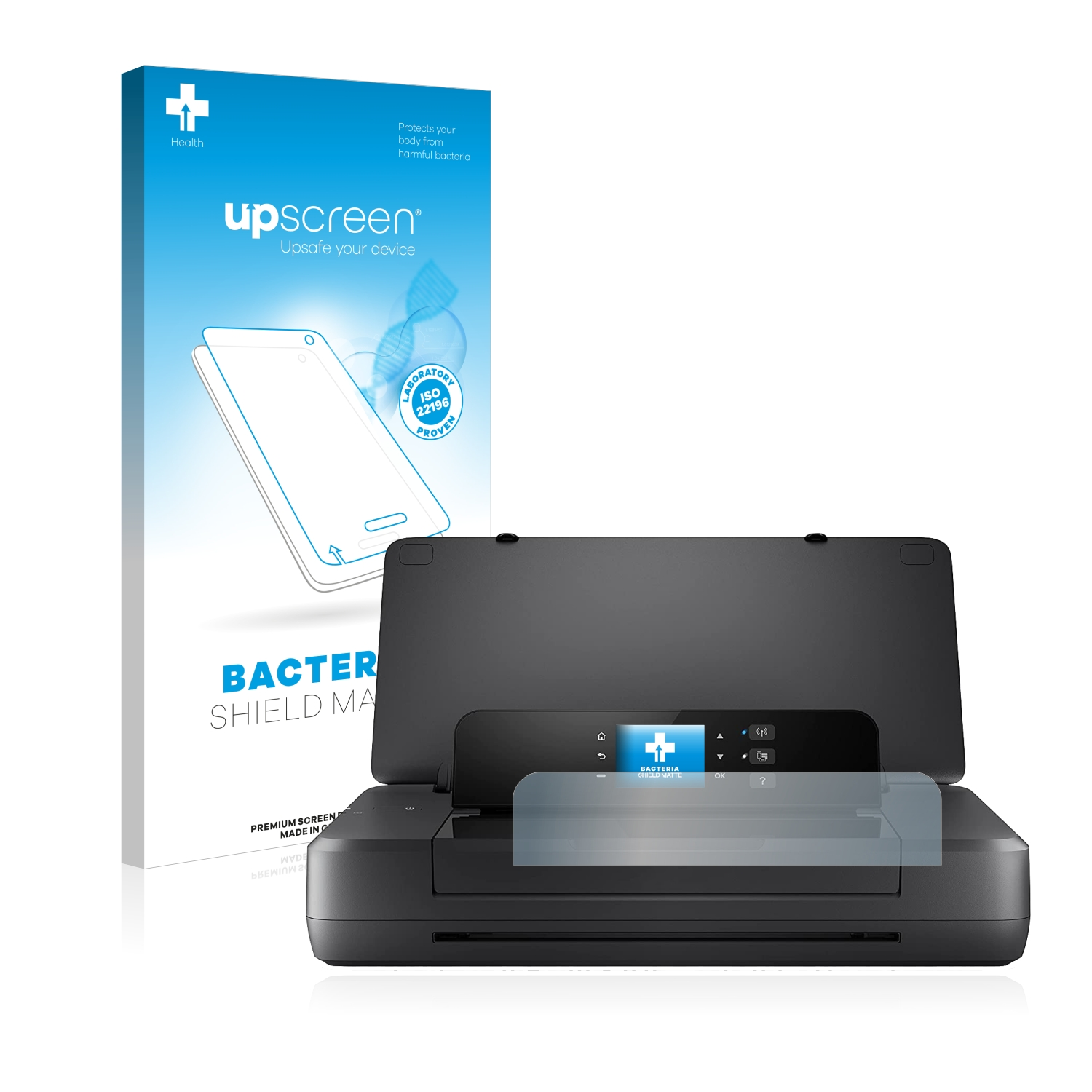 UPSCREEN antibakteriell OfficeJet entspiegelt matte HP Schutzfolie(für 200)