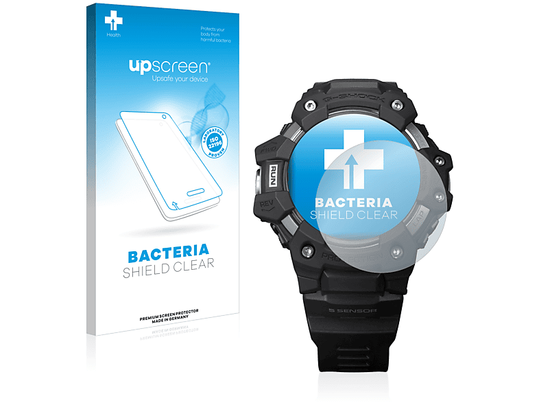 UPSCREEN antibakteriell klare Schutzfolie(für Casio G-Shock GBD-H1000)