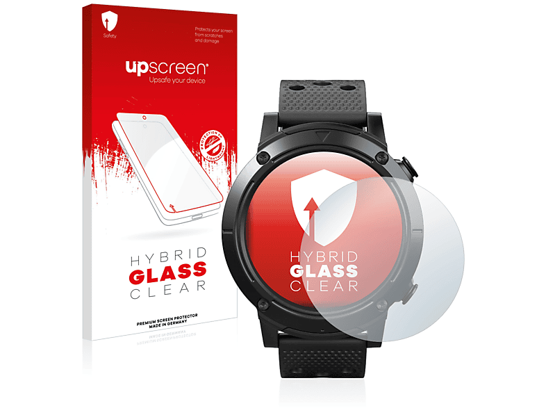 UPSCREEN klare Schutzfolie(für Sport) Smartwatch SilverCrest
