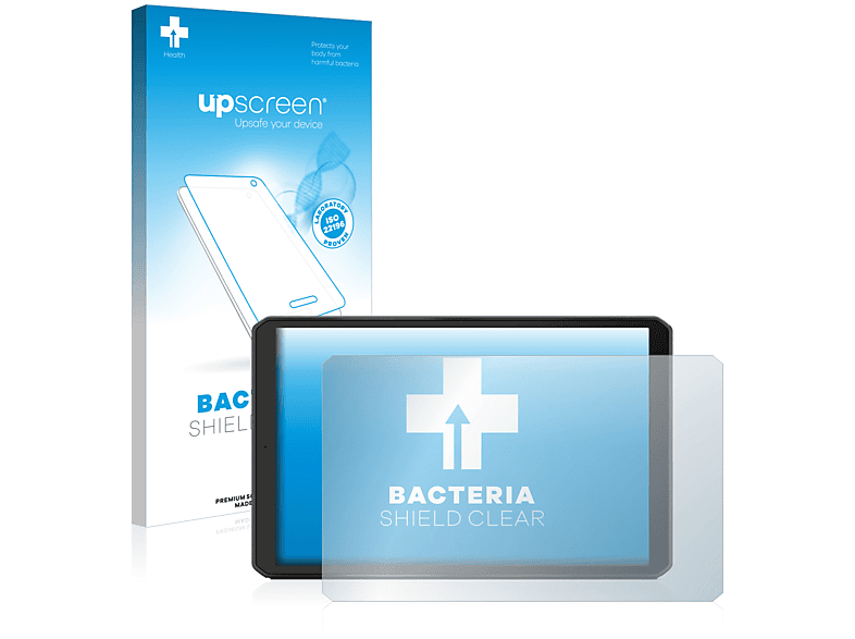 UPSCREEN antibakteriell klare Schutzfolie(für Garmin dezl LGV1010)
