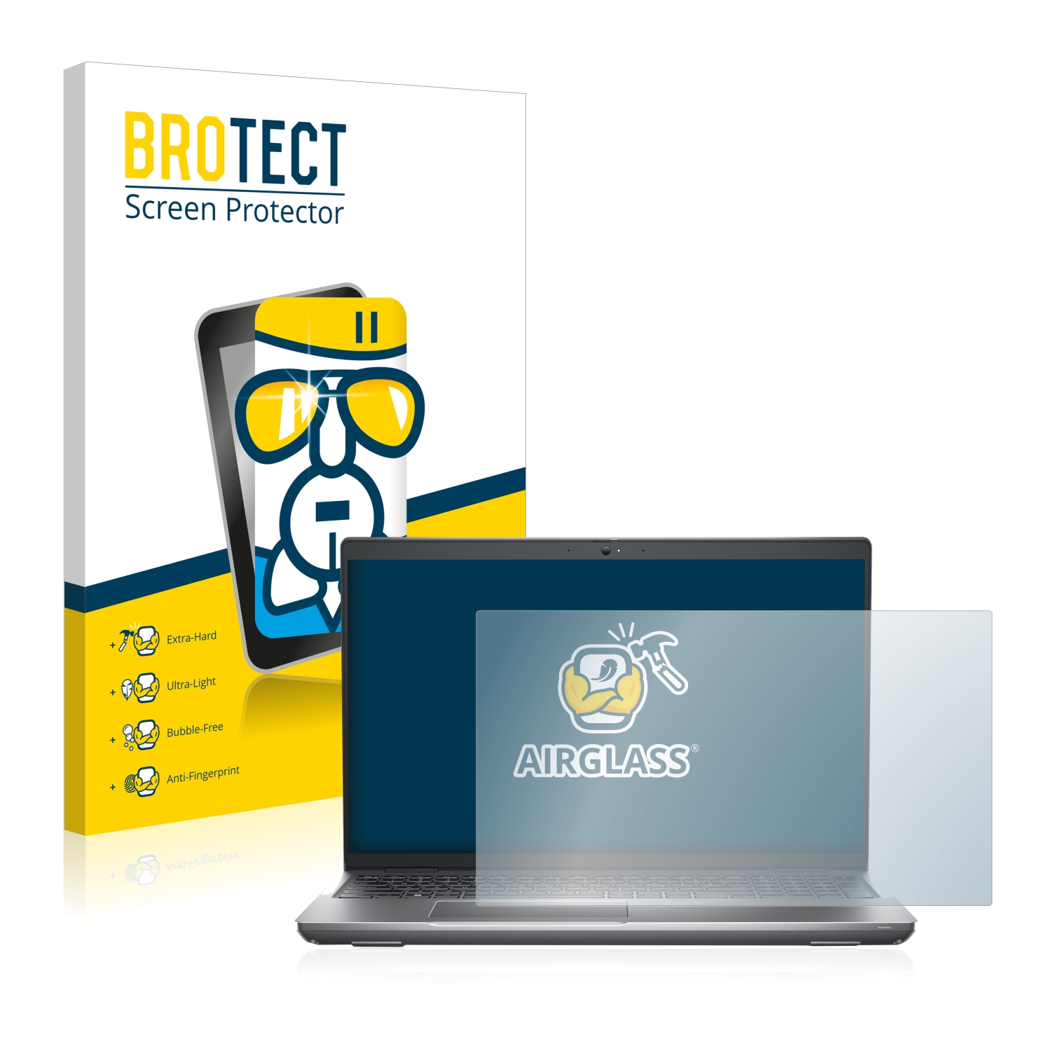 BROTECT Airglass klare Schutzfolie(für Dell Precision 3571)