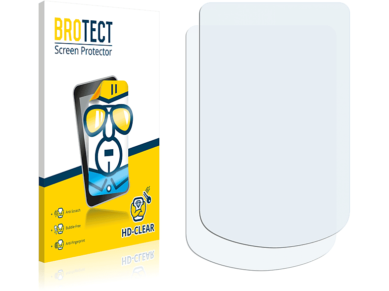BROTECT 2x klare Schutzfolie(für Neodrives Smart MMI 2014 (E-Bike Display))