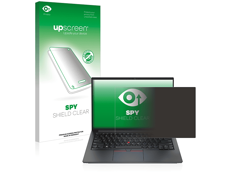 UPSCREEN E14 Anti-Spy Lenovo ThinkPad Schutzfolie(für (4. Gen.))