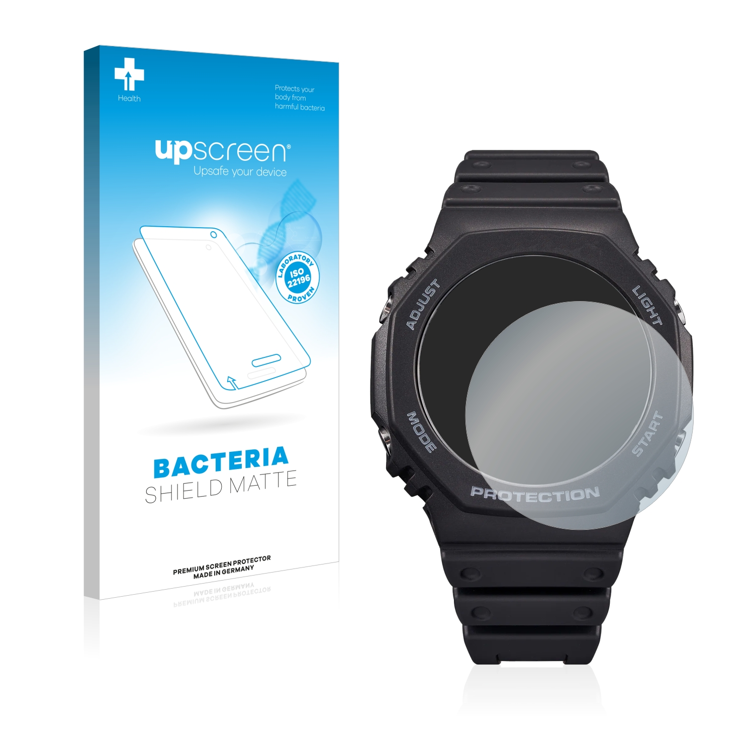 antibakteriell GA-B2100) entspiegelt Schutzfolie(für matte G-Shock UPSCREEN Casio