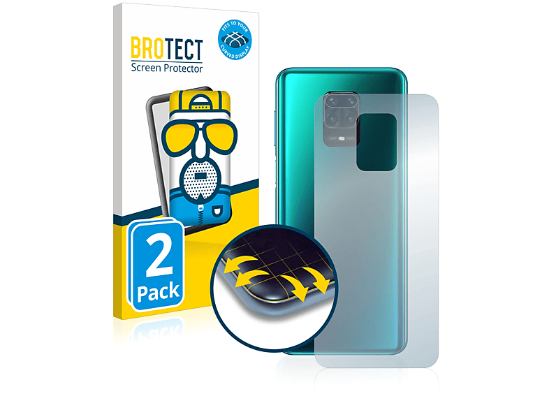 BROTECT Matt Schutzfolie Für Xiaomi Smart Band 10 - 2 Stück Full-Cover Displayschutz