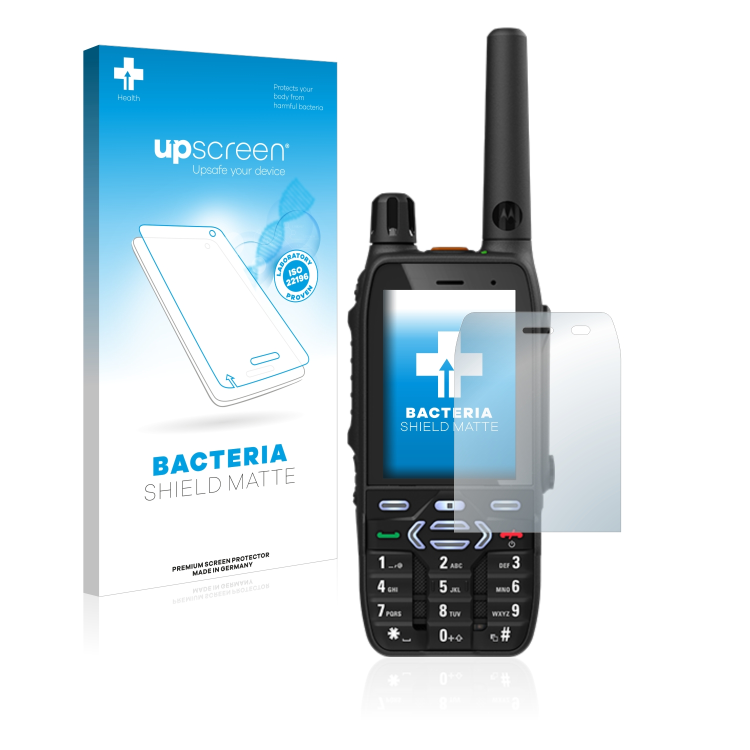 Motorola UPSCREEN matte MXP600) Schutzfolie(für antibakteriell entspiegelt