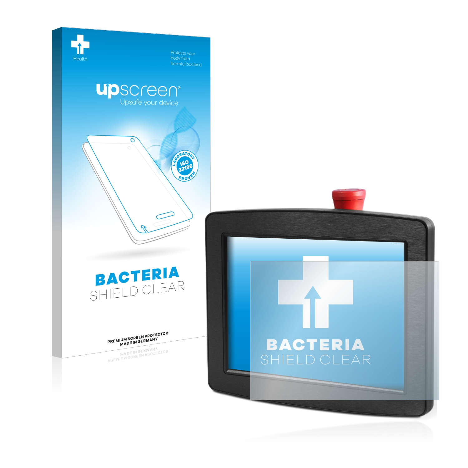 UPSCREEN antibakteriell klare Schutzfolie(für Sigmatek HBG 0811)