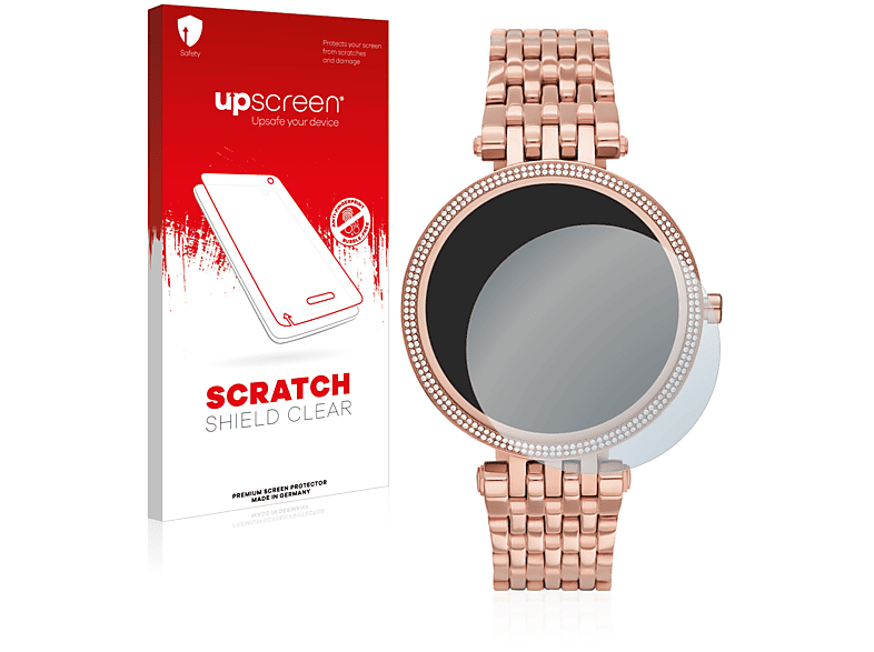 UPSCREEN Kratzschutz klare Schutzfolie(für Michael Kors Access Darci Gen 5E)