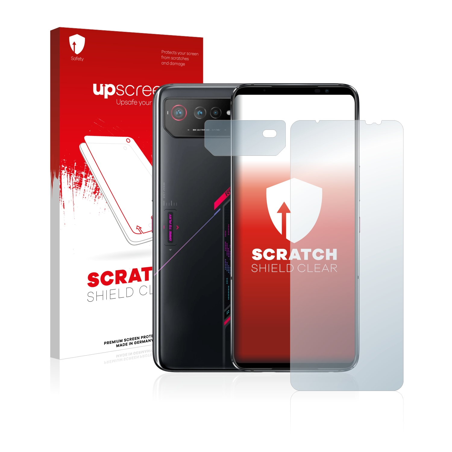UPSCREEN Kratzschutz klare Schutzfolie(für ASUS ROG Phone 6)