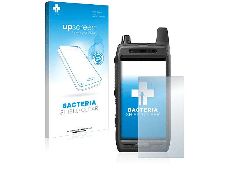 UPSCREEN antibakteriell klare Schutzfolie(für Motorola Evolve HK2157)