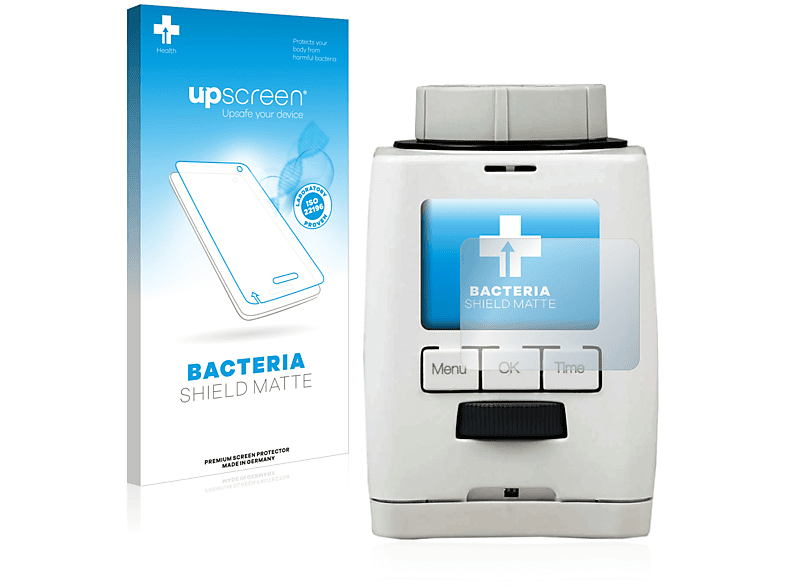 UPSCREEN antibakteriell entspiegelt matte Schutzfolie(für SilverCrest Programmierbares Heizkörperthermostat)