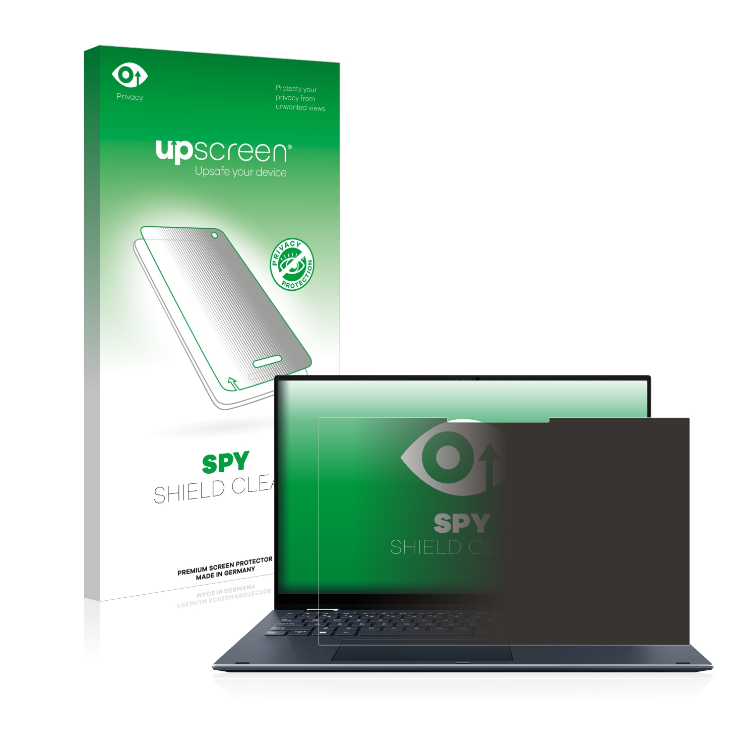 UPSCREEN Anti-Spy Schutzfolie(für ASUS ZenBook 15 OLED) Pro Flip