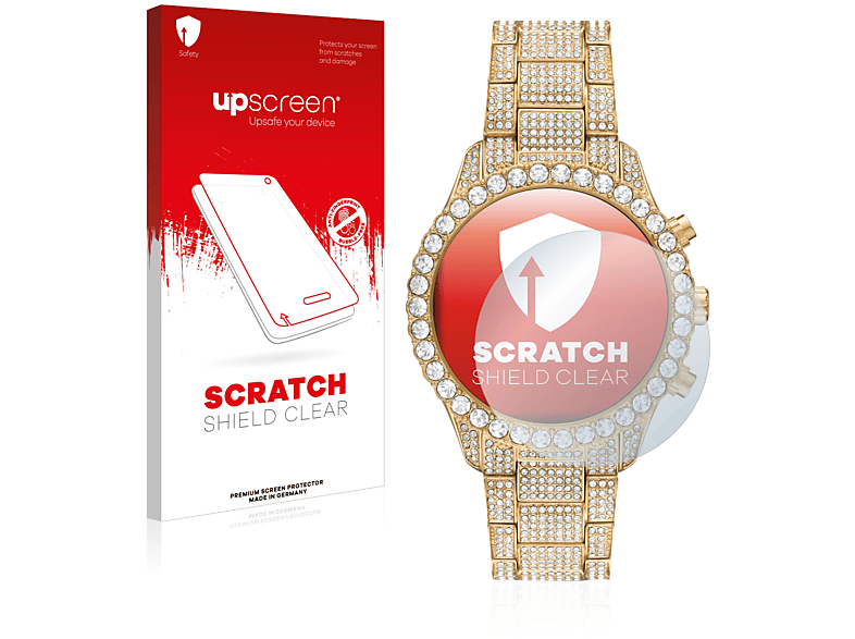 UPSCREEN Kratzschutz klare Schutzfolie(für Michael Kors Layton MK 6941)