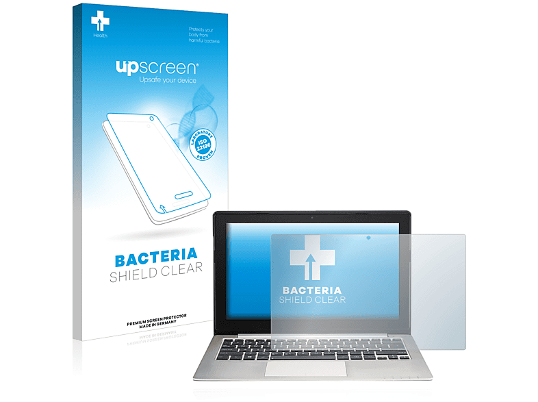 UPSCREEN antibakteriell klare Schutzfolie(für ASUS Vivobook S550 CB) | Pflege & Schutz