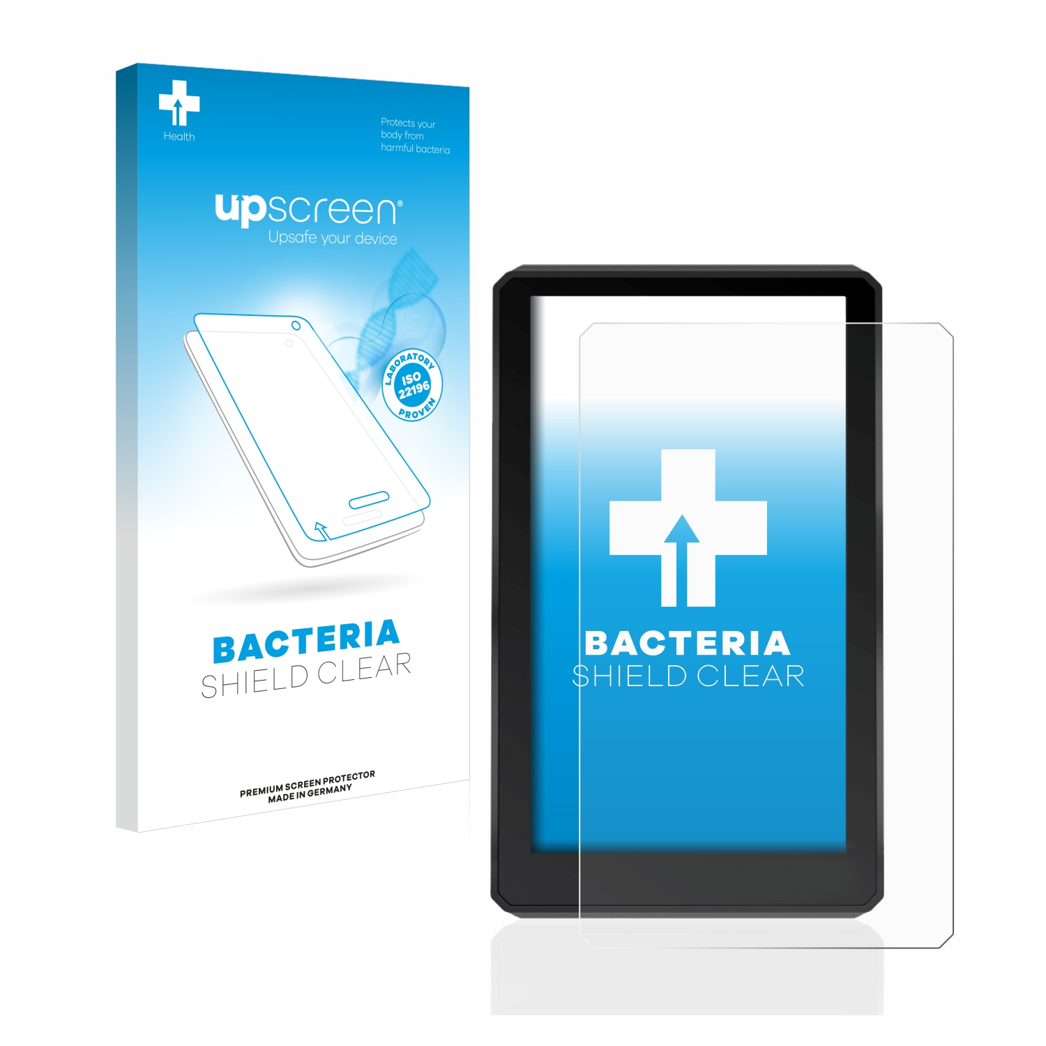 UPSCREEN antibakteriell klare Schutzfolie(für XT) zumo Garmin