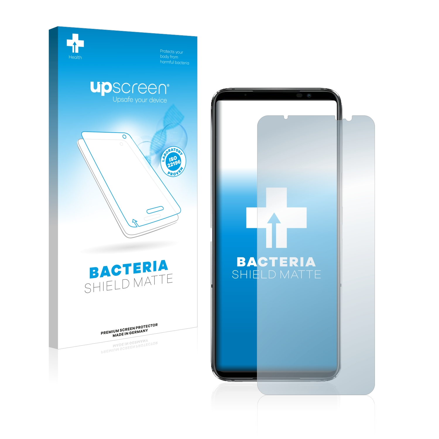 UPSCREEN antibakteriell entspiegelt matte Phone ASUS ROG Schutzfolie(für 6D)
