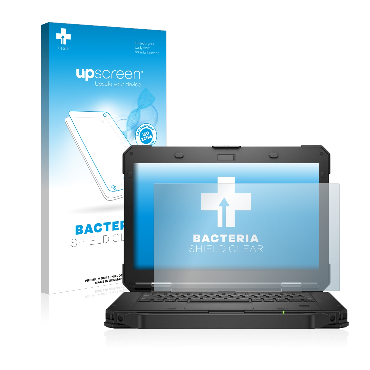 UPSCREEN antibakteriell klare Schutzfolie(für Dell 5430 Latitude Rugged)