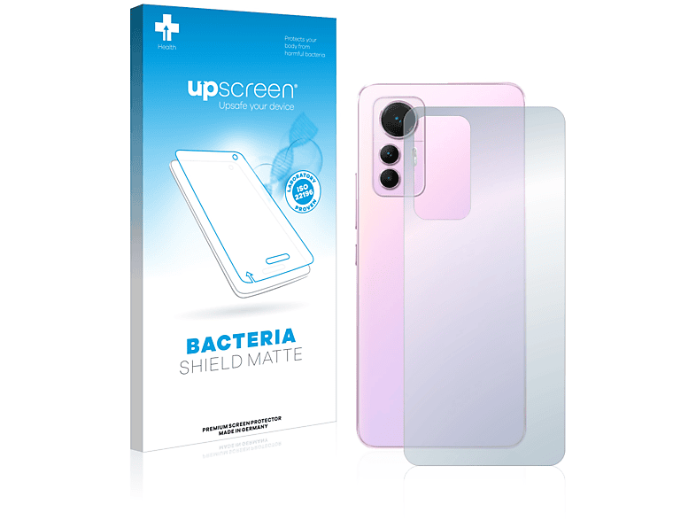 UPSCREEN antibakteriell entspiegelt matte Schutzfolie(für Xiaomi 12 Lite)