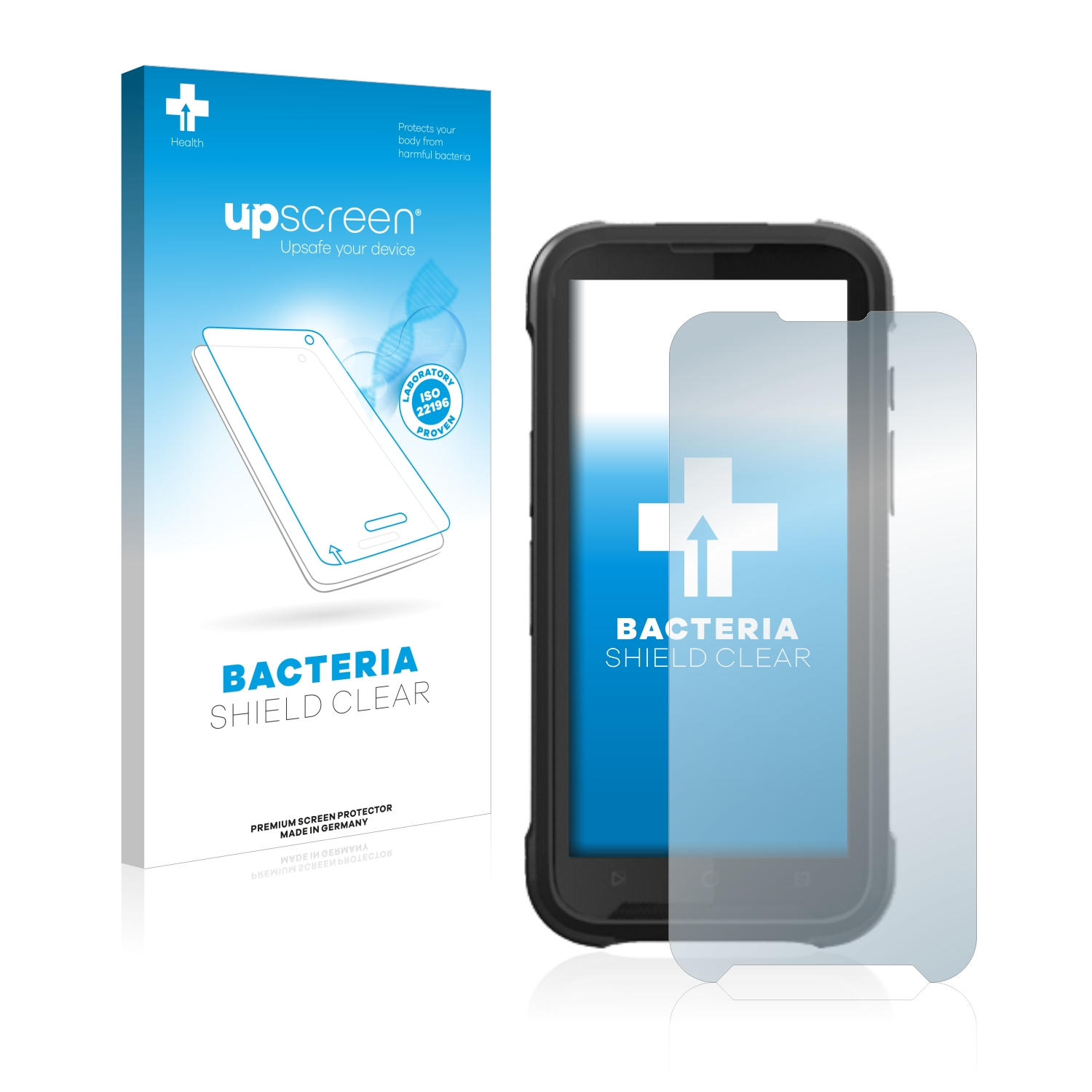 UPSCREEN antibakteriell klare Schutzfolie(für Bluebird EF550R)