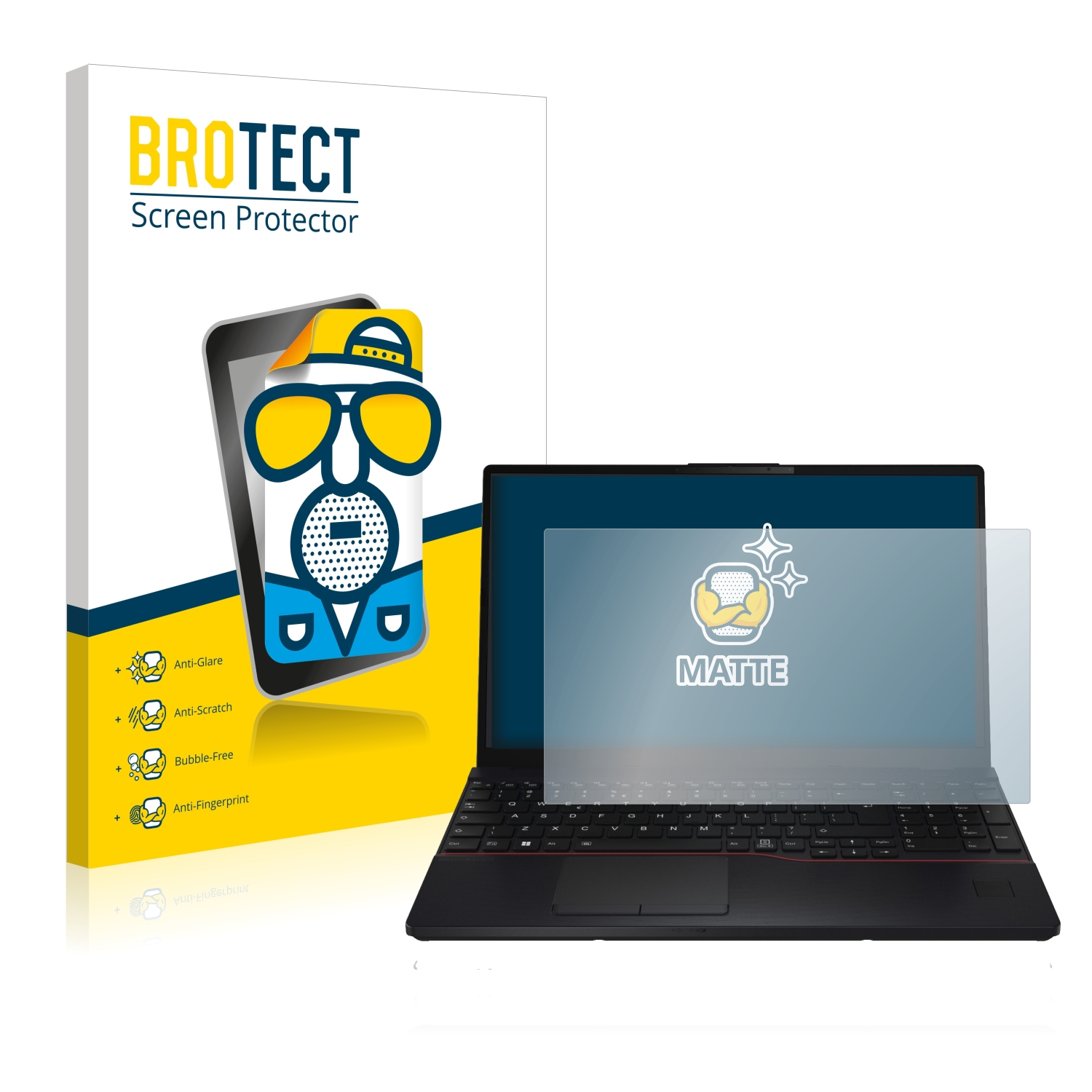 E5512) BROTECT Schutzfolie(für Fujitsu matte Lifebook